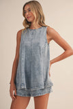 The Maddie - Light Denim Set