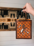 The Appaloosa - Tooled Leather Handbag