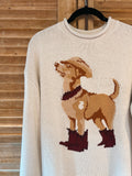 Howdy Dog Knit Sweater