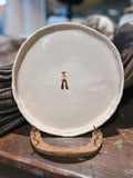 Curata Cowboy Crockery - 10” Ceramic Plate