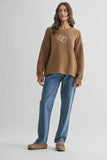 Double Luck Knit Sweater - Mocha