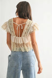 The Briar - Lace Trimmed Blouse