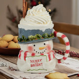 Merry & Bright Snowman Mug