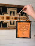 The El Pinto - Tooled Leather Handbag