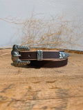 Cowboy Keeper Thin Leather Belt