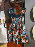 The Derby Tapestry Mini Dress