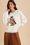 Out to Pasture Horse Knitted Sweater