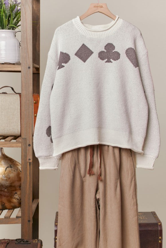 Dealers Choice Sweater - Ivory