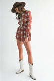 The Rory - Floral Embroidered Romper
