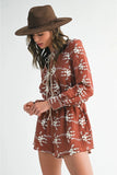 The Rory - Floral Embroidered Romper