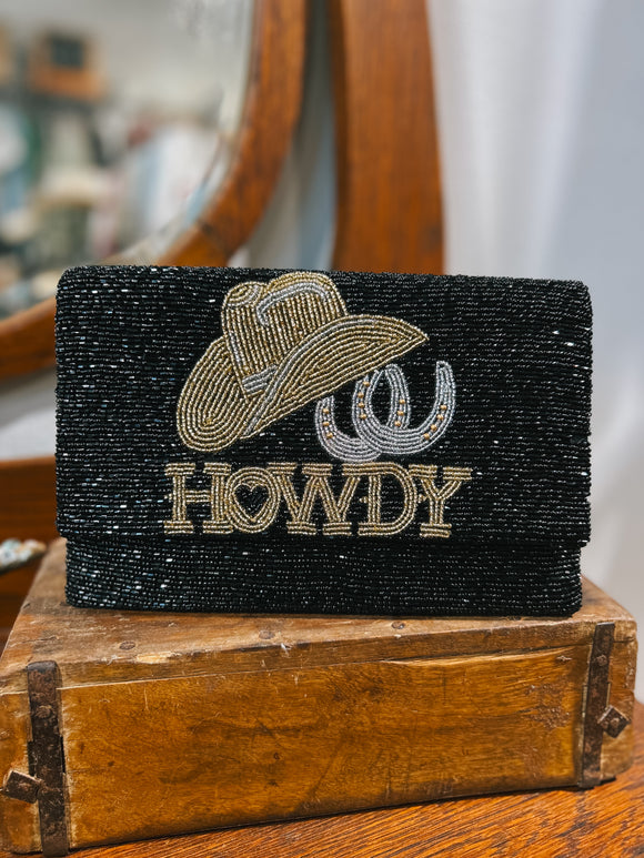 Beaded Howdy Crossbody Bag