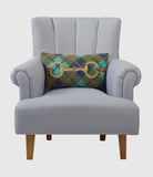 Gingham Snaffle Hook Pillow