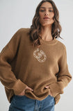 Double Luck Knit Sweater - Mocha