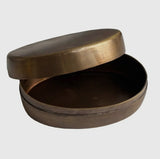 Standing Brass Horse Pill Box