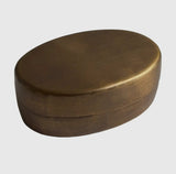 Standing Brass Horse Pill Box