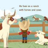 Buckaroo Beau Lives on a Ranch - Hardcover Book