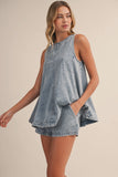 The Maddie - Light Denim Set