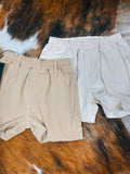 Kids Meripex FreeBallers Shorts - Dark/Light Khaki