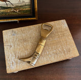 Antiqued Brass Equestrian Bottle Opener