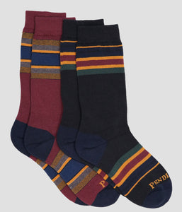 2 Pack Men's Pendleton High Ridge & Oxford Socks