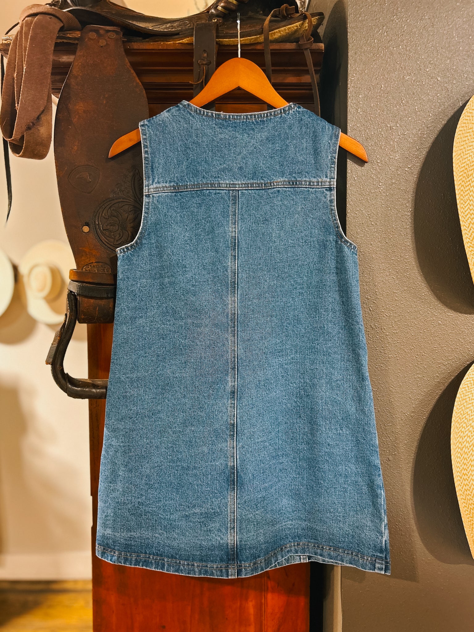 cheyenne denim mini dress CHEYENNE DENIM MINI DRESS Nica's Clothing & Accessories