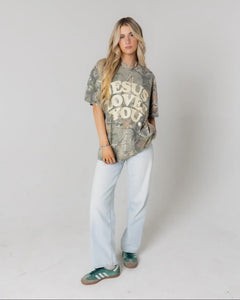 Jesus Loves You Camo Tee