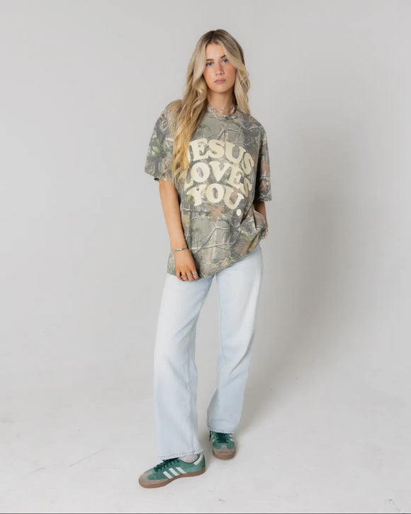 Jesus Loves You Camo Tee