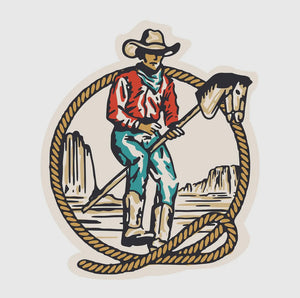 Sendero Stick Horse Sticker