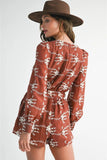 The Rory - Floral Embroidered Romper