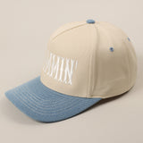 Blue Jean Embroidered MAMA Hat