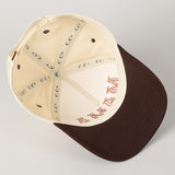 Brown Embroidered MAMA Hat