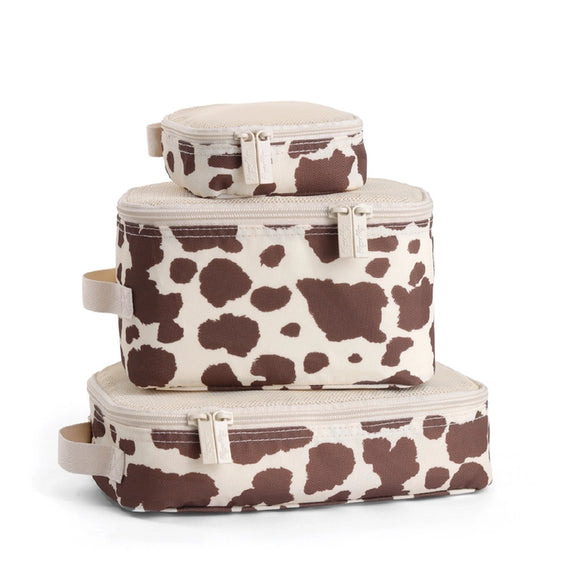 Giddy Up! Cow Print Pack Like A Boss™ Packing Cubes