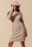 The Yates - Ribbed Sweater Dress