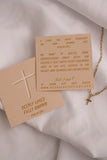 Deeply Loved Fully Known Cross Charm Necklace