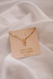 Deeply Loved Fully Known Cross Charm Necklace