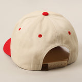 Red Embroidered MAMA Hat