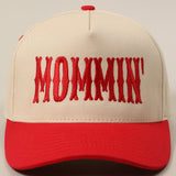 Red Embroidered MAMA Hat