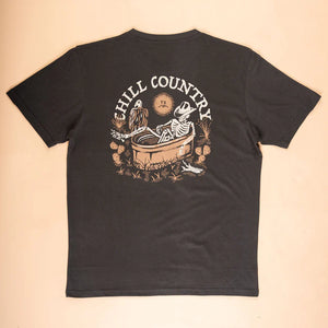 Men's Bone Chillin Tee - Vintage Black