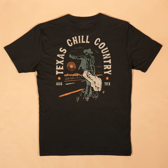 Men's Texas Troubadour Tee - Vintage Black