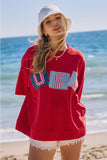 USA Patch French Terry Top